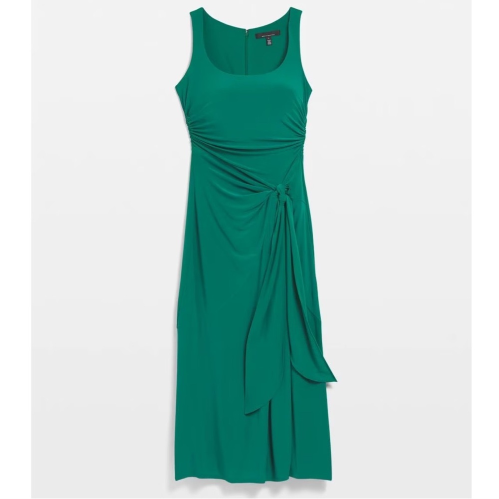 WHBM Green Sleeveless Wrap